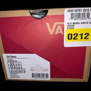 Old skool White vans